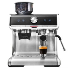 Gastroback Design Espresso Barista Pro 62616 - 15-bar programmable espresso machine with integrated conical grinder, hot water and 360 milk frother