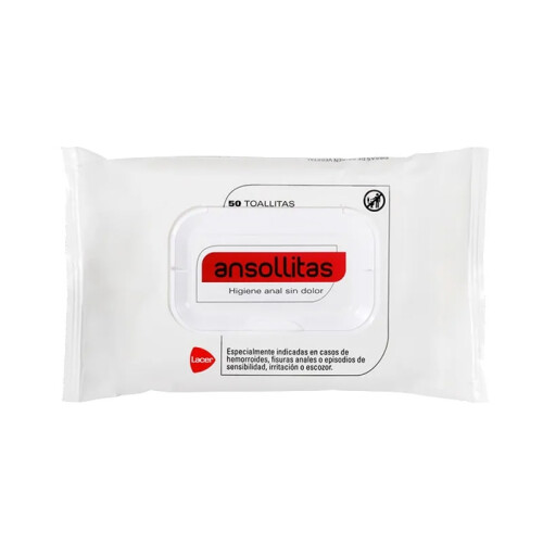 ANSOLITAS lingettes 50 u