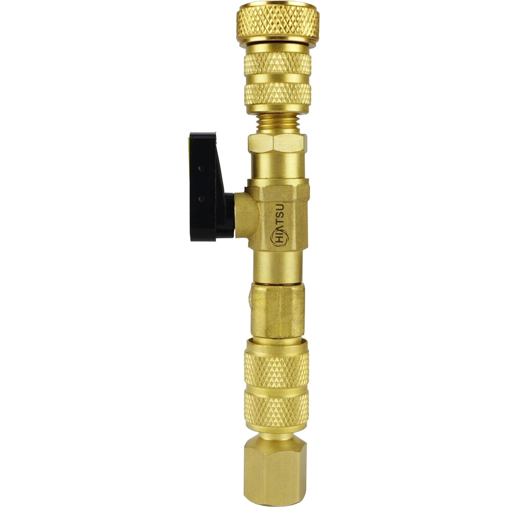 Valve Core Removal Tool - Valve Core Remover Installer Tool With Dual Size Sae 1/4 & 5/16 Port Air Conditioning Line Repair Tools Ac Valve Core Remova 6935462222247