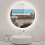 AICA 70cm Backlit LED Bathroom Mirror Round, 3 Color Lights 1