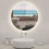 AICA 70cm Backlit LED Bathroom Mirror Round, 3 Color Lights 2