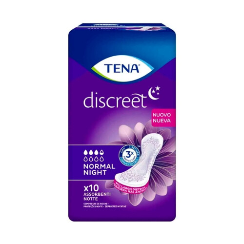 Tena Tena Discreet Normal Night 10U