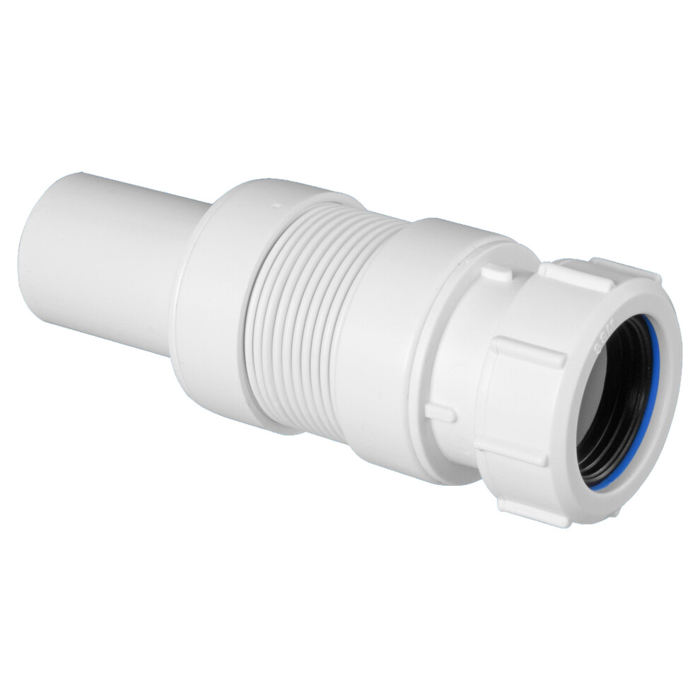 McAlpine MINIFLEX-4 1Â¼" universal compression connection x 1Â¼ " plain spigot Short Miniflex Flexible Connectors