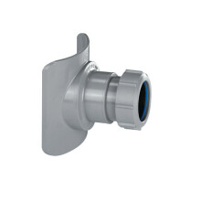 McAlpine BOSSCONN110T-GR Black Mechanical Soil Pipe Boss Connector