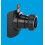 McAlpine McAlpine BOSSCONN82-BL Black Mechanical Soil Pipe Boss Connector 1
