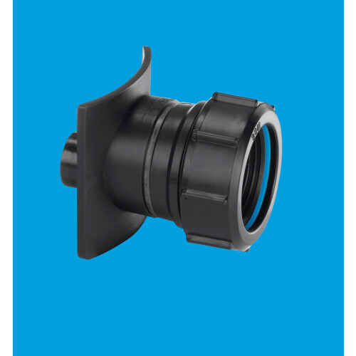 McAlpine McAlpine BOSS110-CAST-BL 4" CI x 1.1/4" black