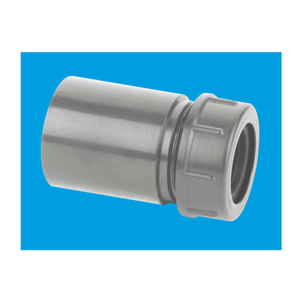 McAlpine R16-GR 1Â¼" x 19/23mm Reducer in ABS Grey