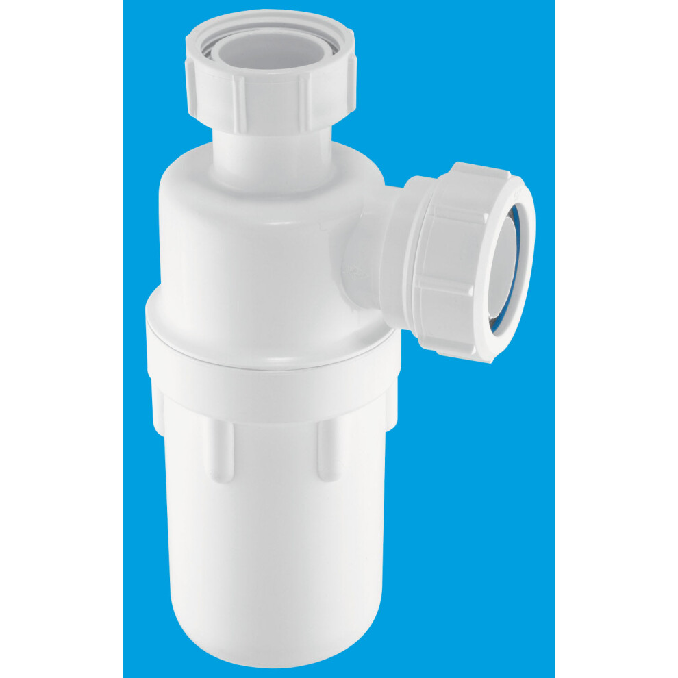 Mcalpine C10r 75Mm Water Seal Resealing Bottle Trap With Multifit Outlet 1½"
