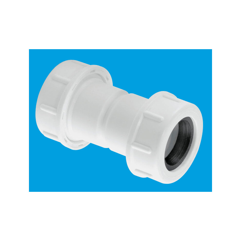 McAlpine R1M-CO Flexible to Rigid Overflow Pipe Straight Connector