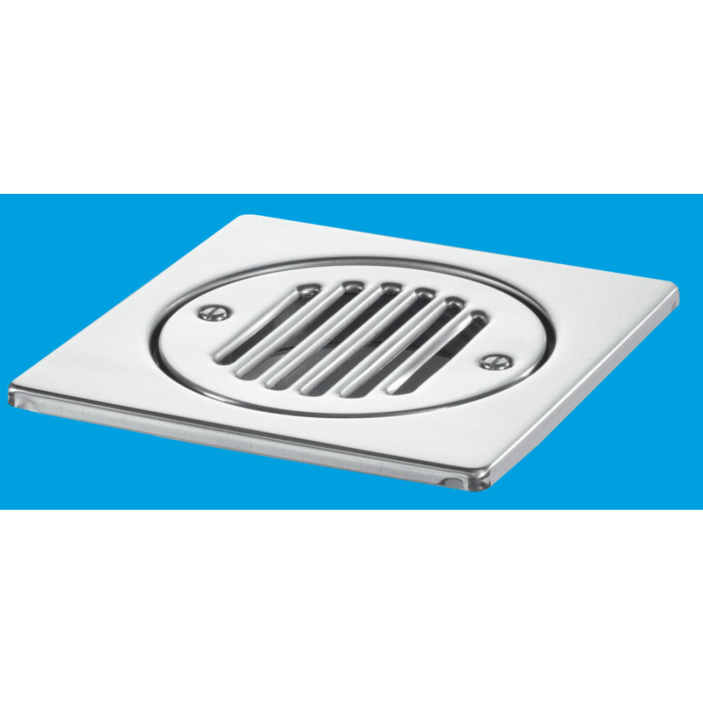 Mcalpine Fgtop6ss 150Mm Square Stainless Steel Tile