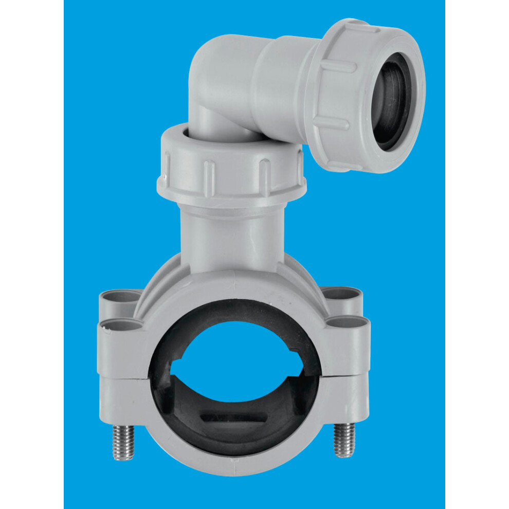 McAlpine CLAMP1GR Grey Pipe Clamp