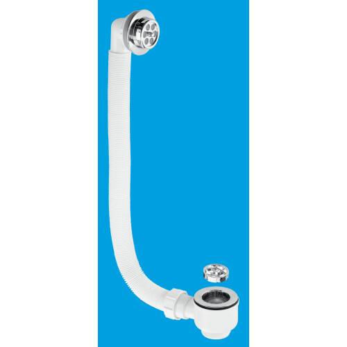 McAlpine McAlpine FBW2R-C Bath Combined Waste and Overflow with removable grid
