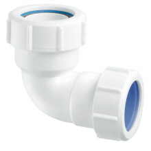 McAlpine MS4-ISO 1¼" x 32mm 90 Multifit Bend - Multifit x European Pipe Size