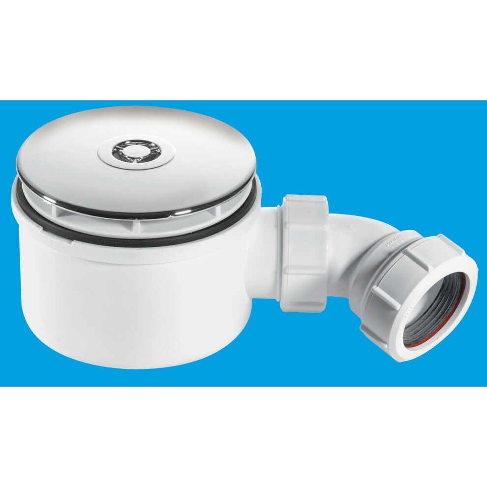 McAlpine ST90CP10-70 90mm Shallow Shower Trap - 70mm High