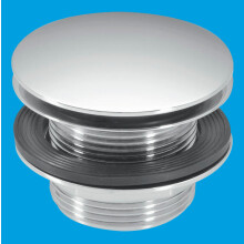 McAlpine CBW70-CB Chrome Plated Brass Clicker Bath Waste