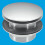 McAlpine McAlpine CBW70-CB Chrome Plated Brass Clicker Bath Waste 1
