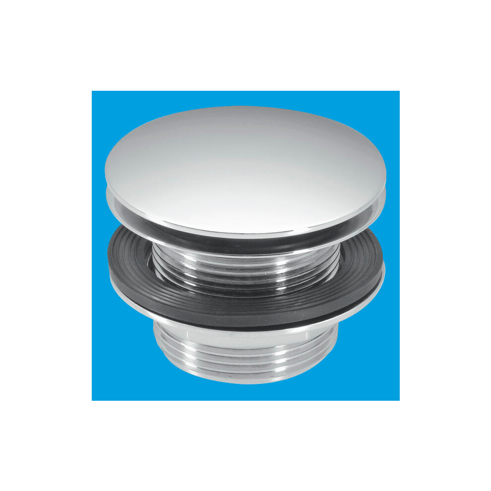 McAlpine CBW70-CB Chrome Plated Brass Clicker Bath Waste
