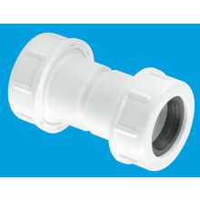 McAlpine R1M 19/23mm Universal Straight Overflow Connector