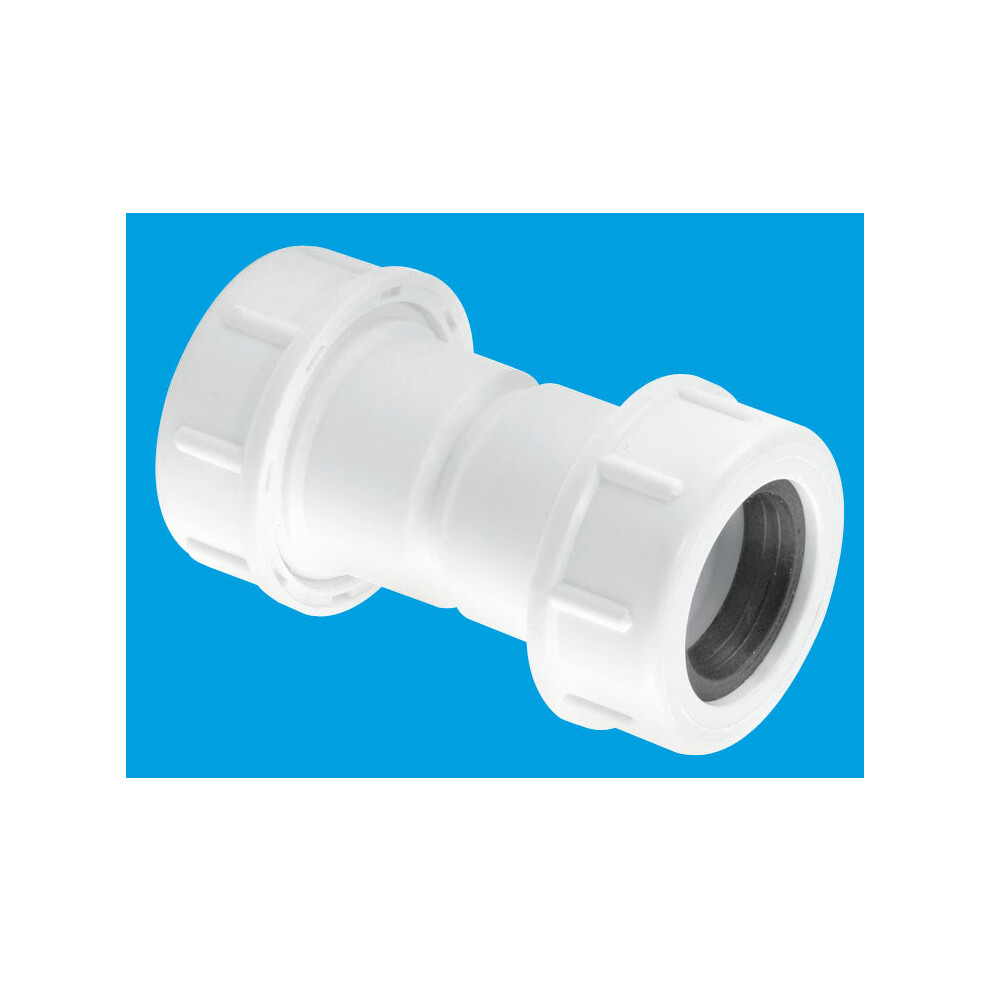 McAlpine R1M 19/23mm Universal Straight Overflow Connector