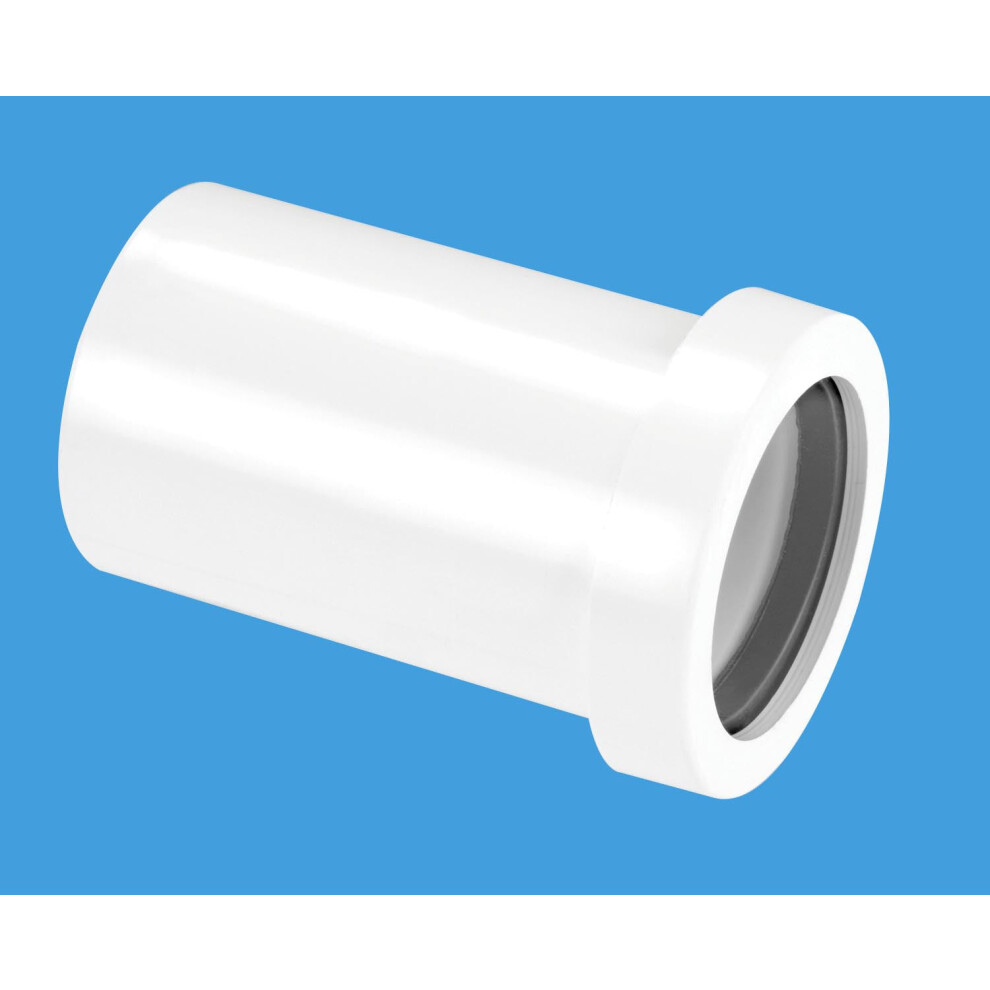 McAlpine S18-ABS 1¼" Straight Connector - Pushfit x Solvent-Weld