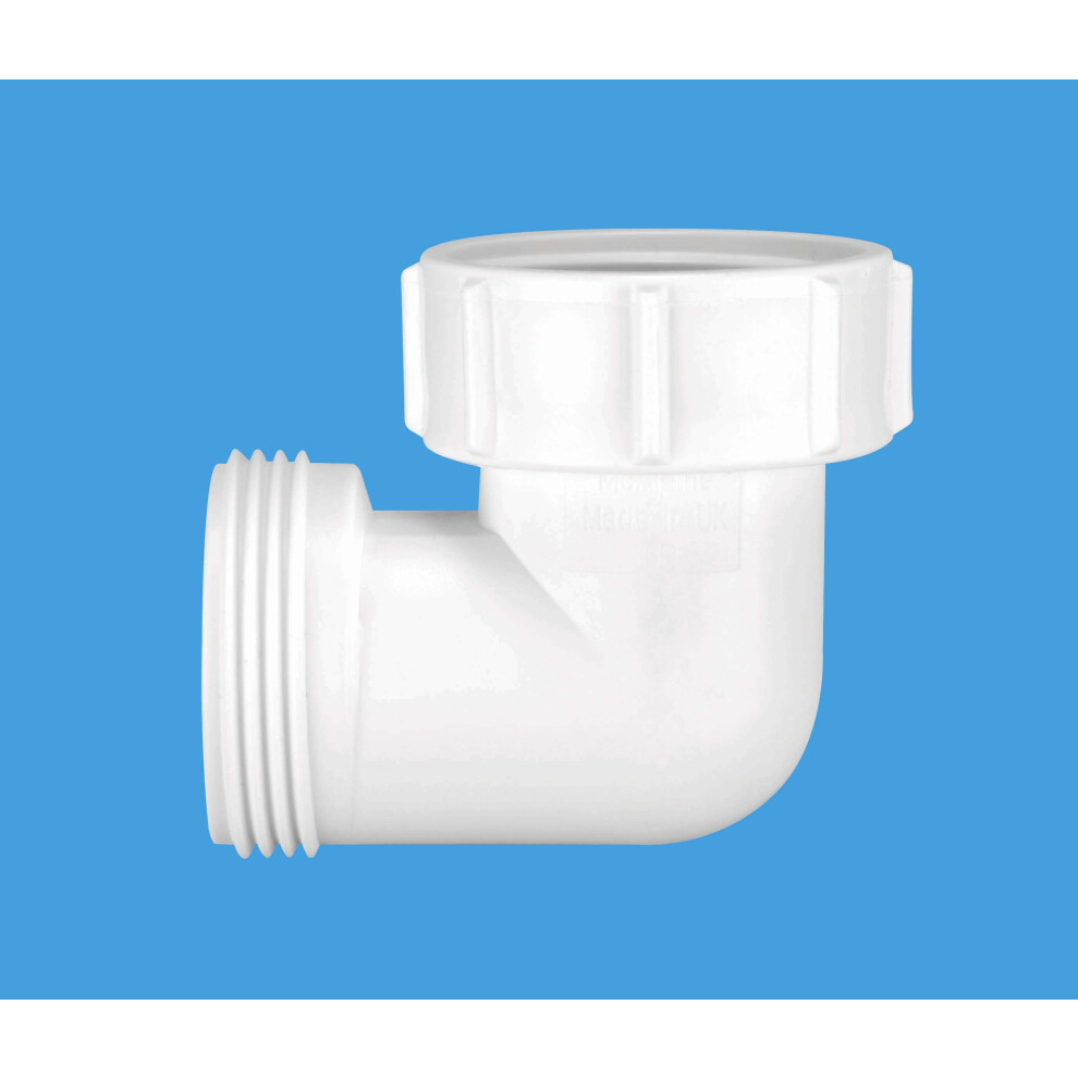 Mcalpine S4u 1Â¼" 90 Bend - Female Inlet Nut X Bsp Male Connector 5036484078803