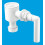 McAlpine McAlpine R30 ¾" Complete Screened Tank Overflow Connector 1