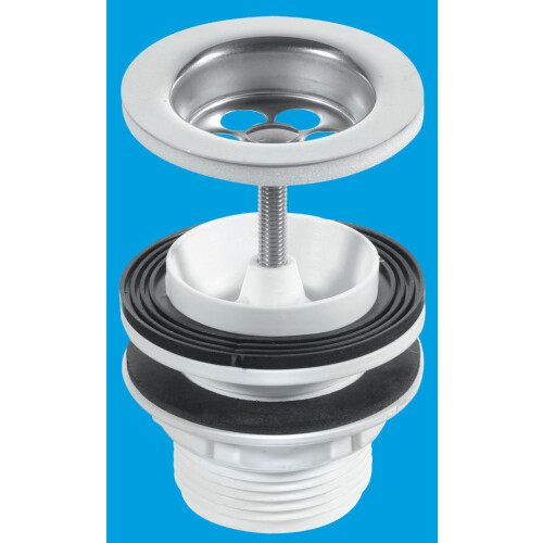 McAlpine McAlpine Basin Waste with Plug and Chain 1.25''      BSW11PC