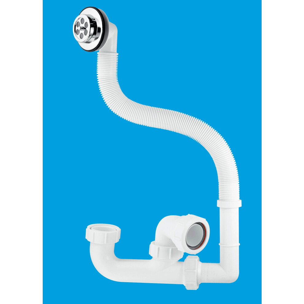 McAlpine FSK10 50mm Seal Bath Trap with Flexible Overflow