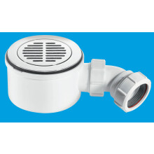 McAlpine ST90CPB-S-70 90mm Shallow Shower Trap - 70mm High