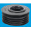 McAlpine McAlpine DC3BL-OS Black 4"/110mm Offset Drain Reducer Connector 1