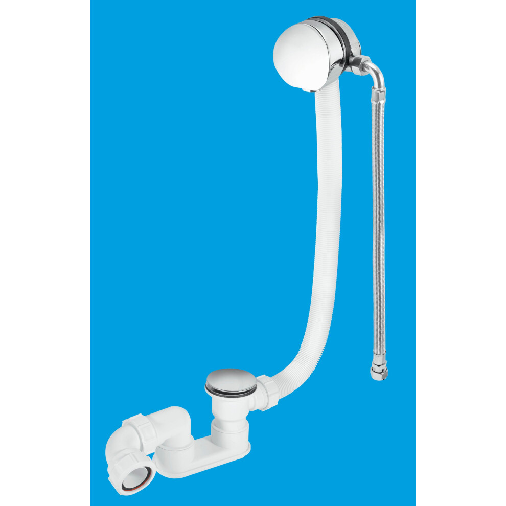 McAlpine HCN3365UK Chrome Plated Brass Bath Filler and Overflow