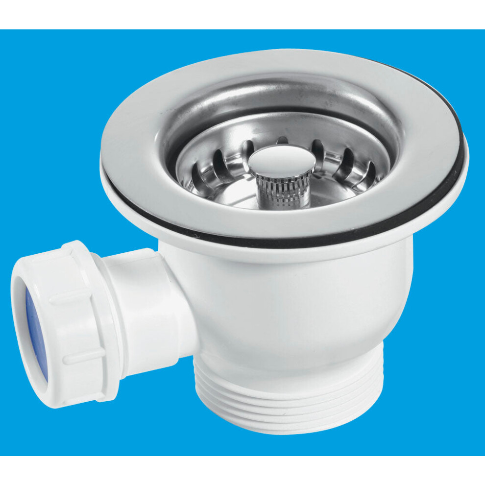 Mcalpine Mbswss85 1Â½" Mini Basket Strainer Waste 5036484044778