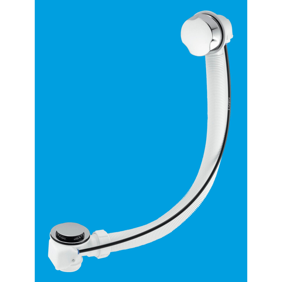 McAlpine PUB-CP 1½" x 70mm Pop-Up Bath Waste and Overflow
