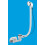McAlpine McAlpine PUB-PB-1M 1½" x 70mm Pop-Up Push Button Bath Waste and Overflow 1