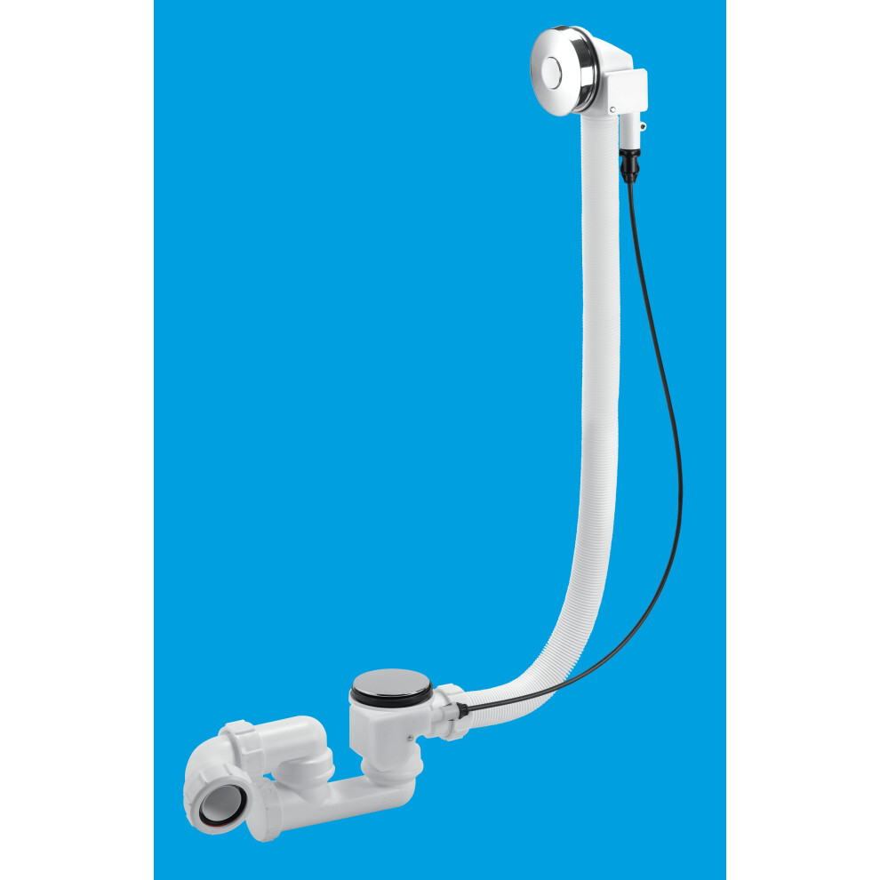 Mcalpine Pub-Pb-1M 1Â½" X 70Mm Pop-Up Push Button Bath Waste And Overflow 5036484059567