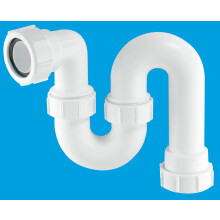 McAlpine SH10 1¼" 75mm Water Seal Running Tubular Swivel 'S' Trap