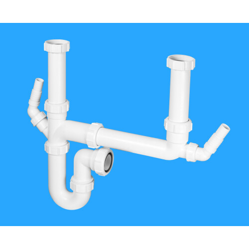 McAlpine McAlpine SK2A Standard Double Bowl Kit with 2 Nozzles