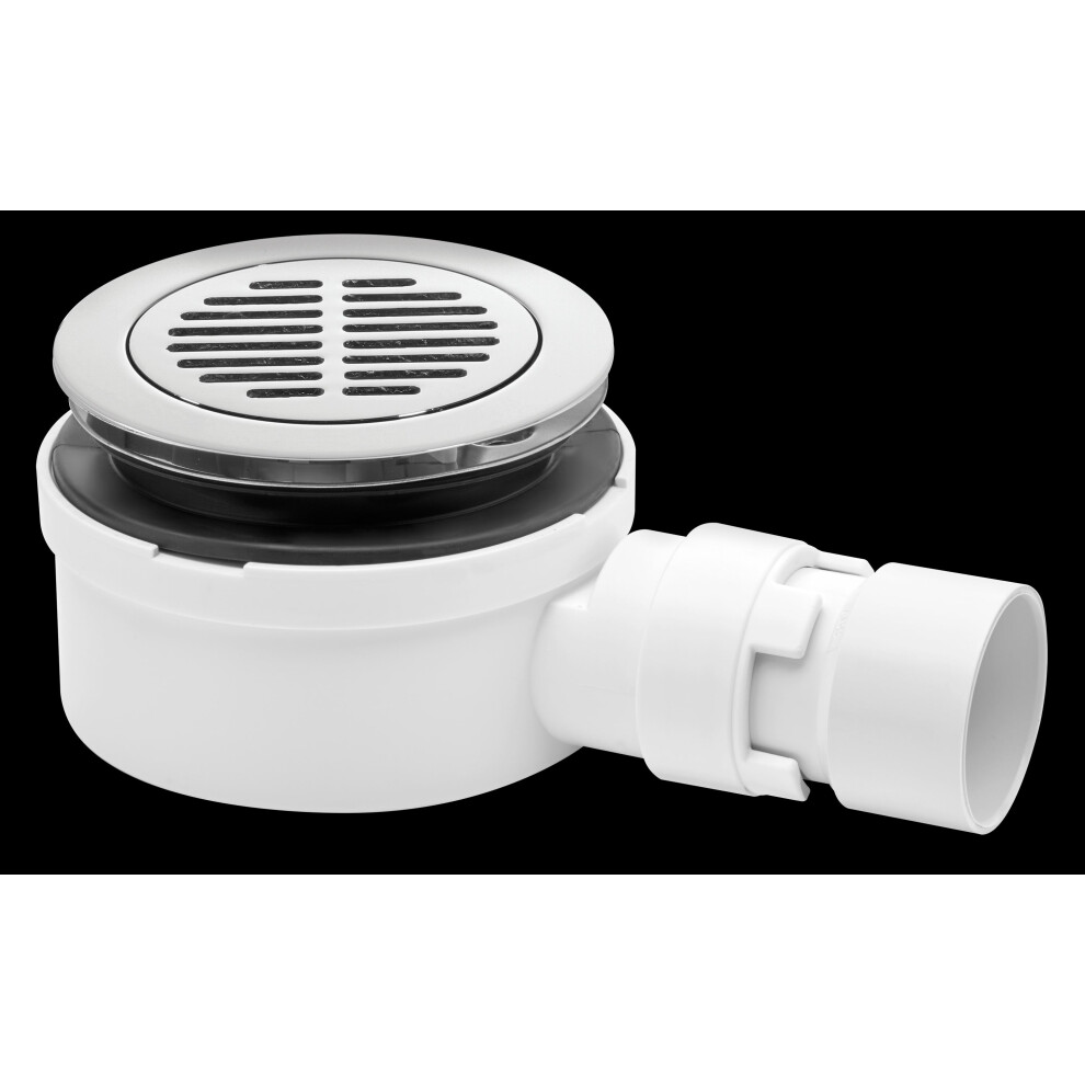 Mcalpine St90cpb-S-53 90Mm Shallow Shower Trap - 53Mm High