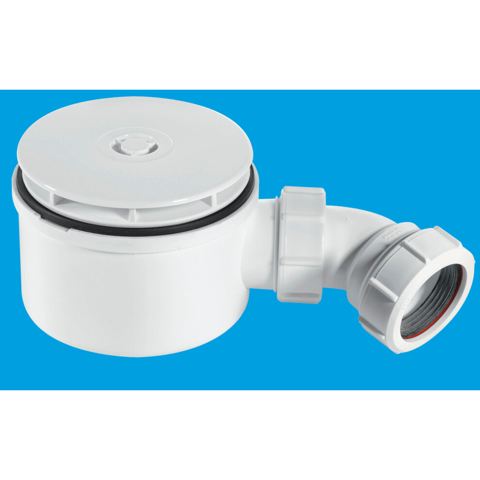 McAlpine ST90WH10-70 90mm Shallow Shower Trap - 70mm High