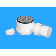 McAlpine STW4-65 20mm Water Seal Slim Shower Trap with Solvent Weld Outlet