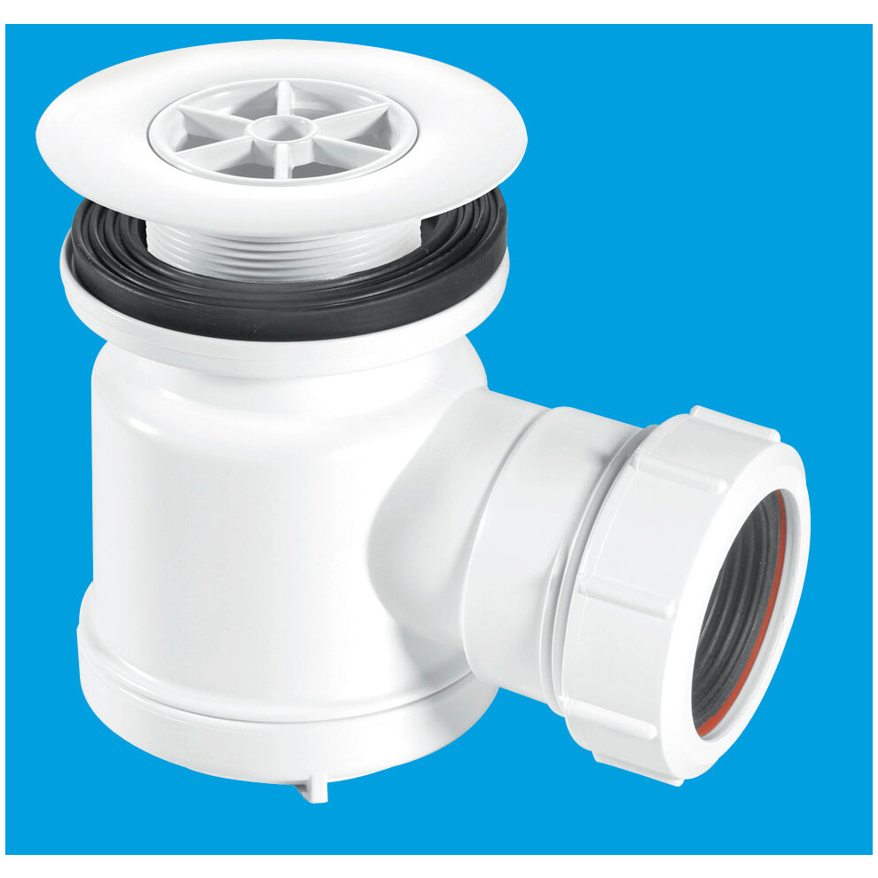Mcalpine Stw5-R 19Mm Water Seal Shower Trap With Universal Outlet