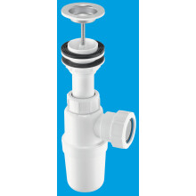 McAlpine AA10W 75mm Water Seal Adjustable Inlet Basin Trap with 1¼" Multifit Outlet
