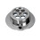 McAlpine McAlpine BATHGRID-CP Bath Overflow Grid Chrome Plated (70mm Width) 1