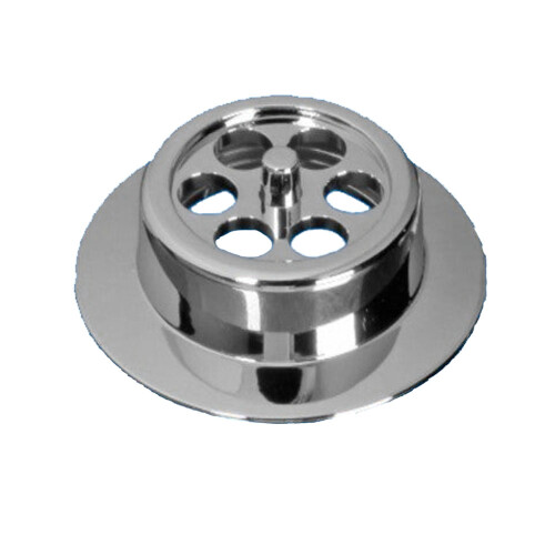 McAlpine McAlpine BATHGRID-CP Bath Overflow Grid Chrome Plated (70mm Width)