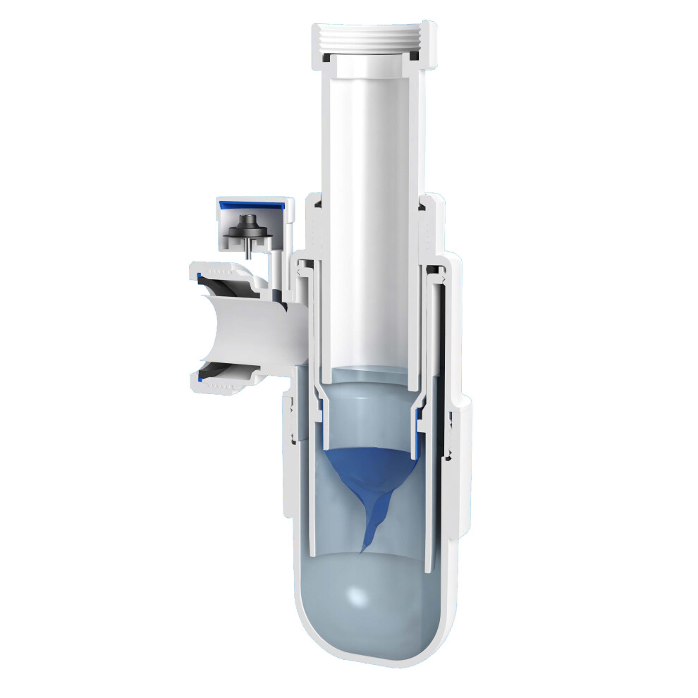 Mcalpine C10av-Sv 75Mm Water Seal Anti-Syphon (Silentrap) Adjustable Inlet Bottle Trap With Silicone Non-Return Valve And Multifit Outlet - Image 4