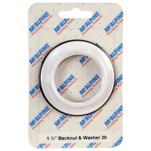 McAlpine McAlpine CARD-20 1.25" Backnut & Washer - BN1 (1.1/4")