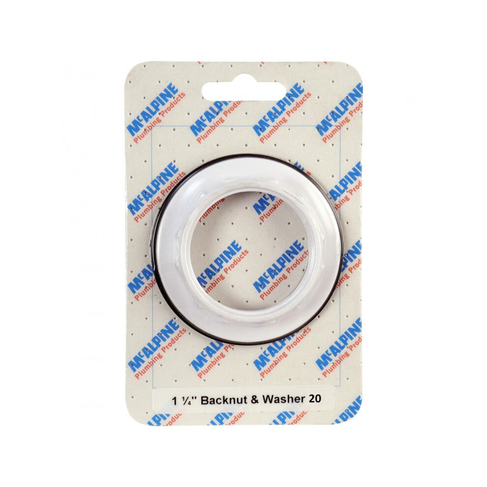 Mcalpine Card-20 1.25" Backnut & Washer - Bn1 (1.1/4")