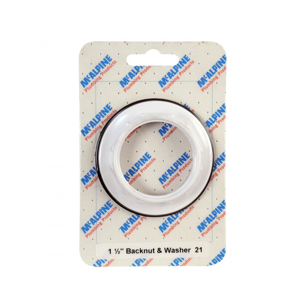 Mcalpine Card-21 1Â½" Backnut & Washer - Bn2 5036484001641