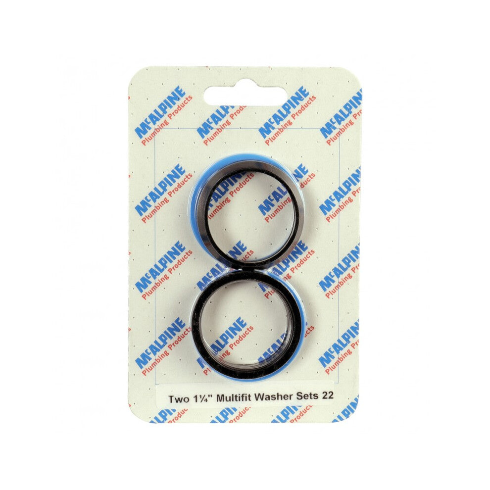 McAlpine CARD-22 Two 1Â¼" Multifit Washer Sets - PWM1 x 2 + RWM1 x 2