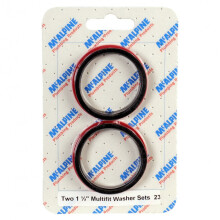 McAlpine CARD-23 Two 1½" Multifit Washer Sets - PWM2 x 2 + RWM2 x 2